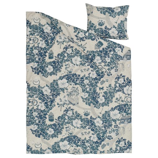 PJÄXE, duvet cover and pillowcase, 150x200/50x60 cm, 506.369.37
