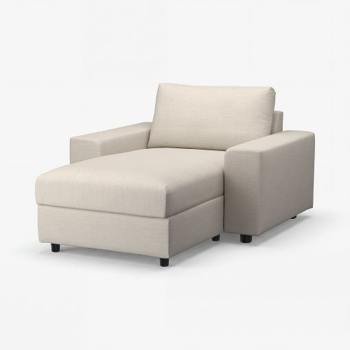 VIMLE, chaise longue with wide armrests, 594.091.48