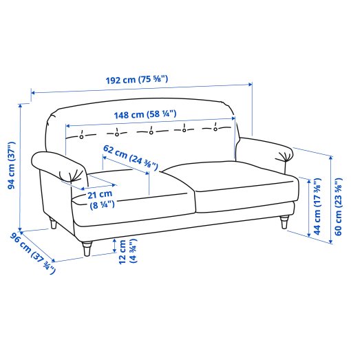ESSEBODA, 2-seat sofa, 594.434.73