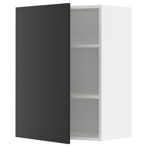 METOD, wall cabinet with shelves, 60x80 cm, 594.974.56