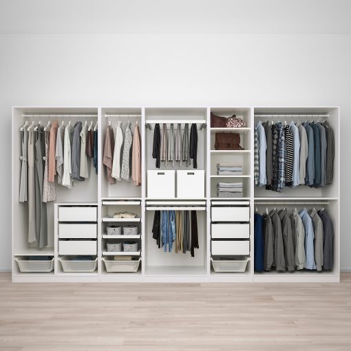 PAX, wardrobe combination, 375x58x201 cm, 595.025.42