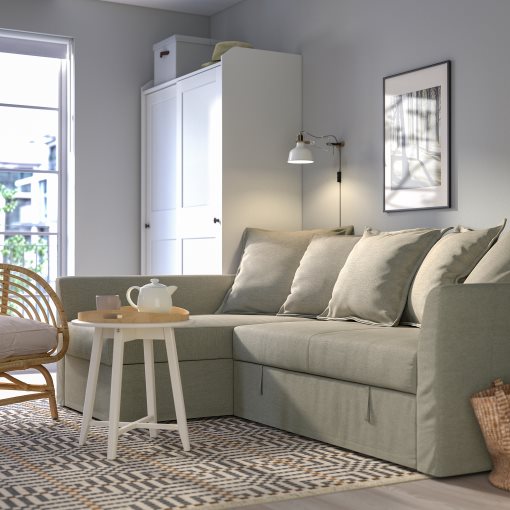 HOLMSUND, corner sofa-bed, 595.168.98