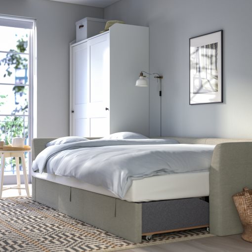 HOLMSUND, corner sofa-bed, 595.168.98