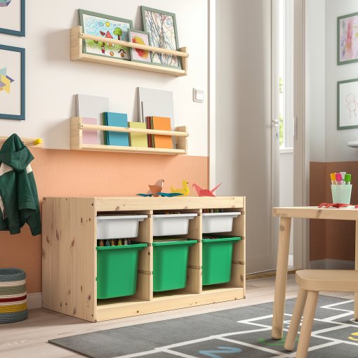 TROFAST, storage combination with boxes, 93x44x52 cm, 595.748.88