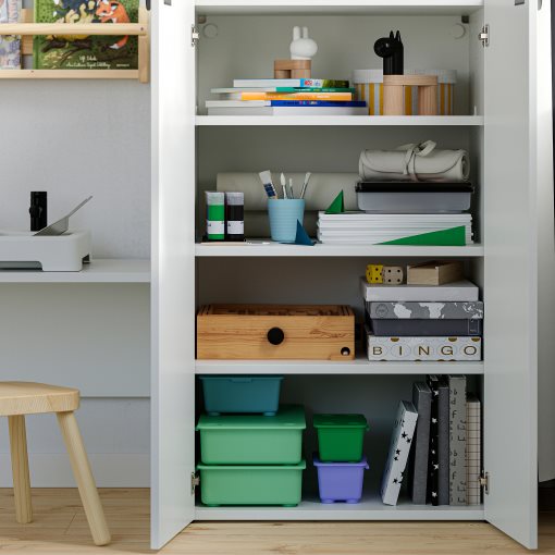 LASTARE, σύνθεση αποθήκευσης με πάγκο, 210x42x100 cm, 596.038.81