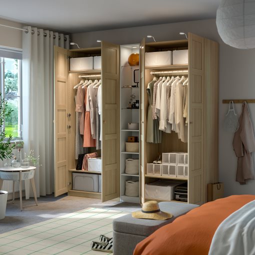 PAX/BERGSBO, συνδυασμός ντουλάπας, 235x60x236 cm, 596.074.07