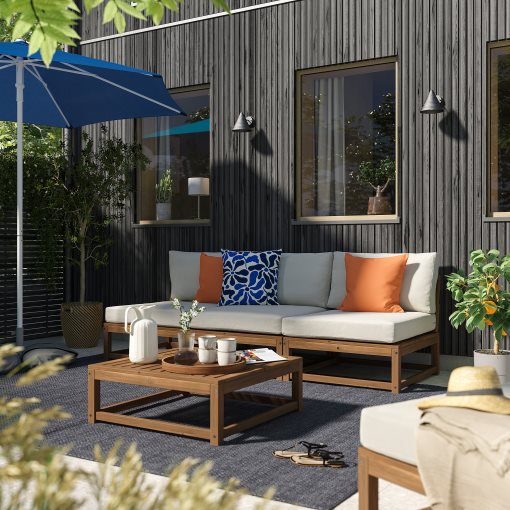 NÄMMARÖ, 3-seat modular sofa outdoor, 243 cm, 596.075.15