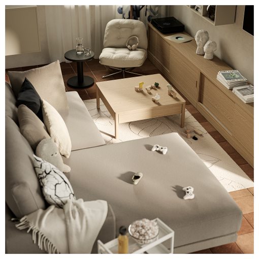 UPPÅKRA, 3-seat modular sofa with chaise longue, left, 596.130.12