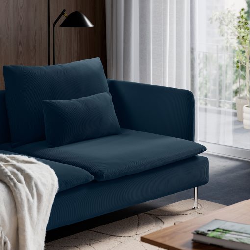 SÖDERHAMN, 4-seat sofa with chaise longue and open end, 596.216.77