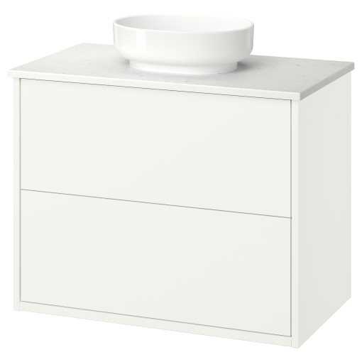 HAVBÄCK/VINDEL, wash-stand with drawers/wash-basin, 82x49x77 cm, 596.224.60
