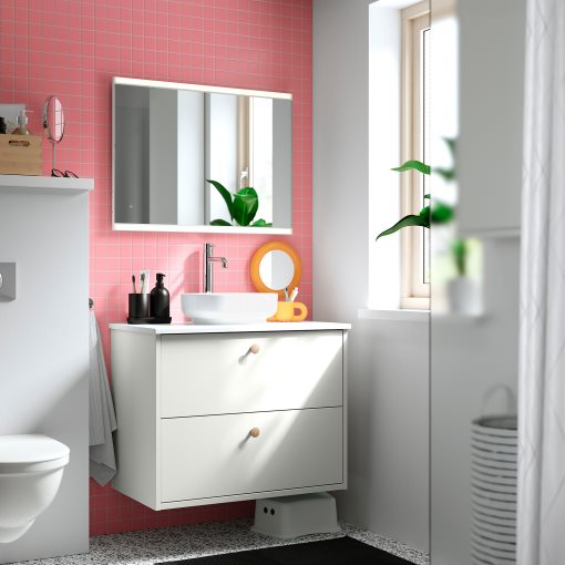 HAVBÄCK/VINDEL, wash-stand with drawers/wash-basin, 82x49x77 cm, 596.224.60