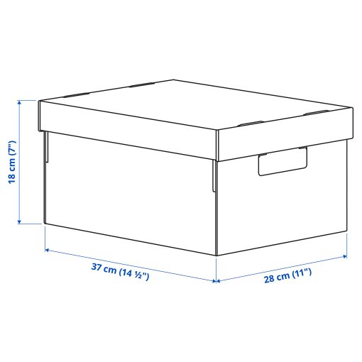 PINGLA, χάρτινο κουτί με καπάκι, 2 τεμ., 603.241.34