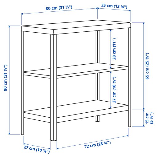 KOLBJÖRN, shelving unit in/outdoor, 604.092.94