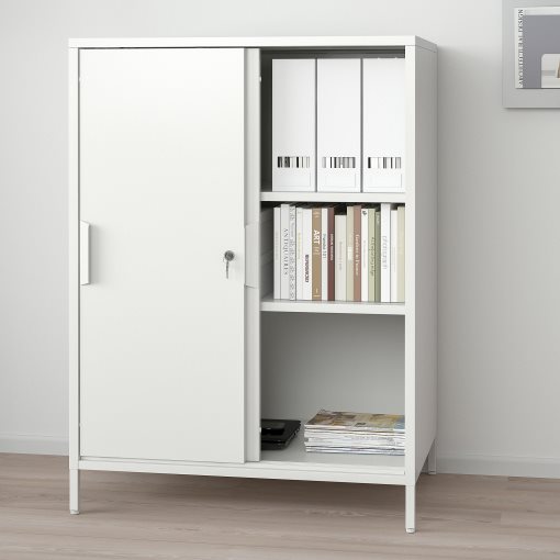 TROTTEN, cabinet with sliding doors, 80x110 cm, 604.747.60