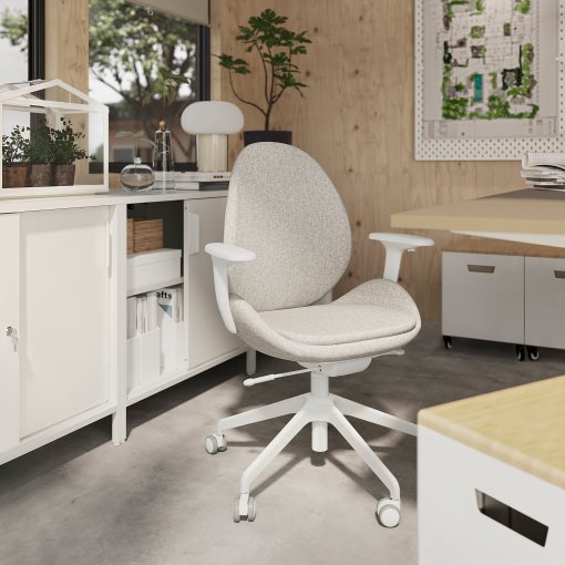 HATTEFJÄLL, office chair with armrests, 605.389.55