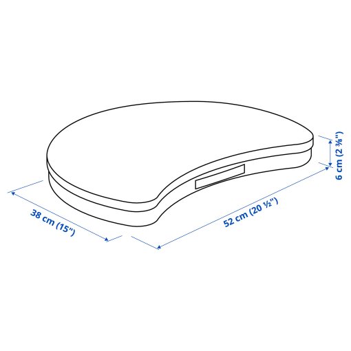 ÖJULF, βάση για laptop, 52x38 cm, 605.563.22