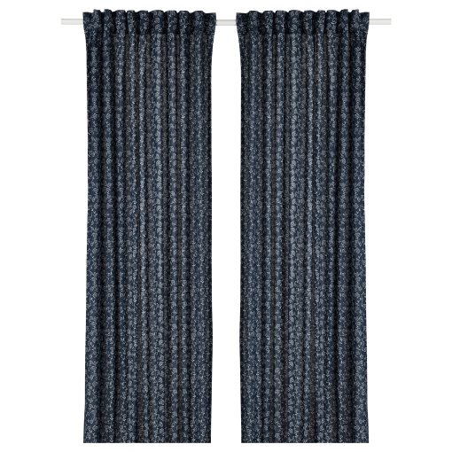 TRYSTÄVMAL, curtains 1 pair, 145x300 cm, 605.565.05