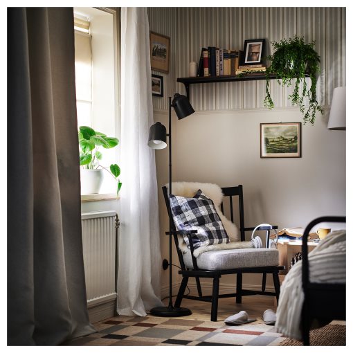 ANNAKAJSA, κουρτίνες μερικής συσκότισης, 2 τεμ. 145x300 cm, 605.834.29