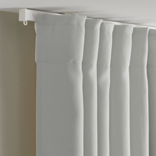GINSTMOTT, κουρτίνα με τρέσα, 2 τεμ. 145x300 cm, 605.971.67