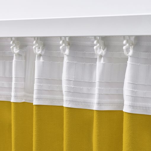 GINSTMOTT, κουρτίνα με τρέσα, 2 τεμ. 145x300 cm, 605.971.86