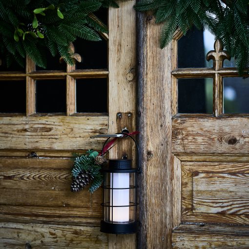 STRÅLA, lantern with bult in LED light source/outdoor/battery-operated, 605.993.69