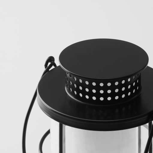 STRÅLA, lantern with bult in LED light source/outdoor/battery-operated, 605.993.69