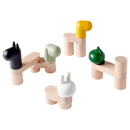 GREJSIMOJS, σετ 20 τεμ. τουβλάκια/5 φιγούρες, 606.020.36