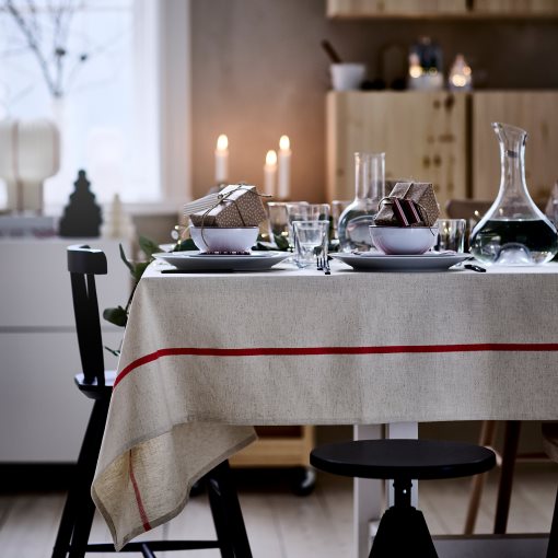 VINTERFINT, tablecloth, 145x320 cm, 606.043.99