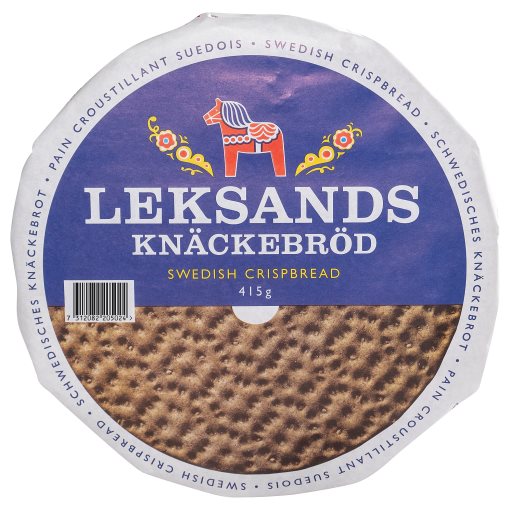 LEKSANDS, rye crispbread round, 415 g, 606.118.56