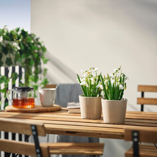 FEJKA, artificial potted plant in/outdoor/snowdrop, 9 cm, 606.133.51