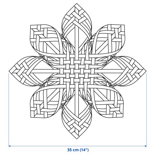 STRÅLA, lamp shade, 35 cm, 606.135.63