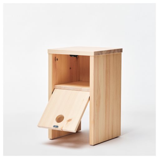 IKEA PS 2026, bedside table with flip-down door, 30x30x50 cm, 606.199.42