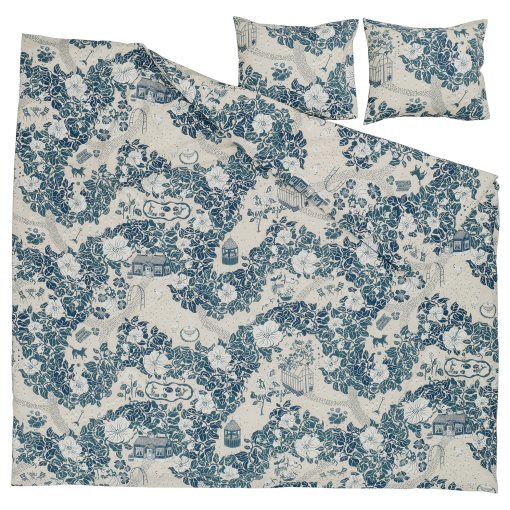 PJÄXE, duvet cover and 2 pillowcases, 240x220/50x60 cm, 606.369.27