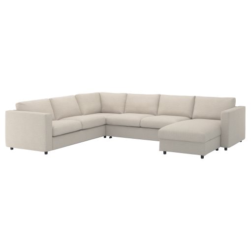 VIMLE, corner sofa-bed, 5-seat with chaise longue, 695.452.25