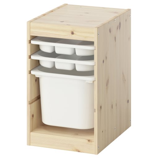 TROFAST, storage combination with box/trays, 32x44x52 cm, 695.732.80