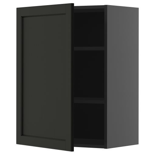 METOD, wall cabinet with shelves, 60x80 cm, 695.882.72