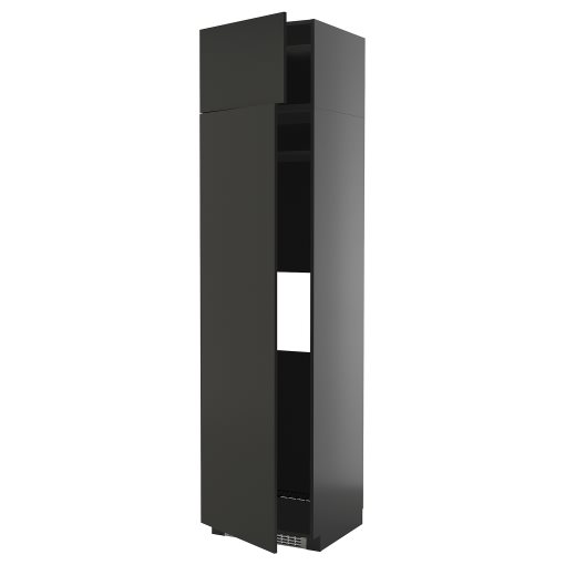 METOD, high cabinet for fridge or freezer with 2 drawers, 60x60x240 cm, 695.892.81