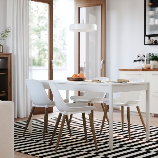 TONSTAD/GRÖNSTA, τραπέζι και 4 καρέκλες, 150x80 cm, 695.966.44