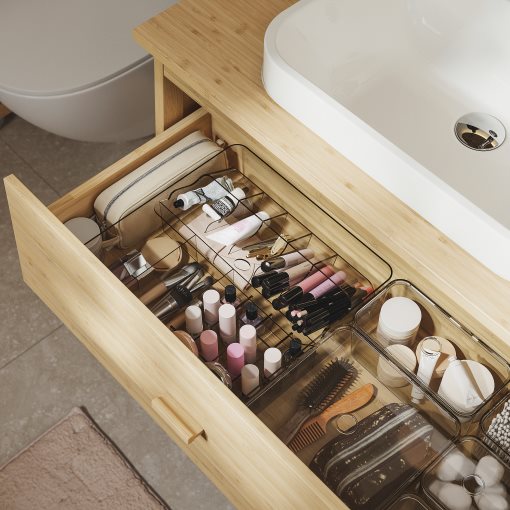RÅGRUND/BACKSJÖ, open wash-stand with drawer/wash-basin/tap, 82x49x91 cm, 696.019.66