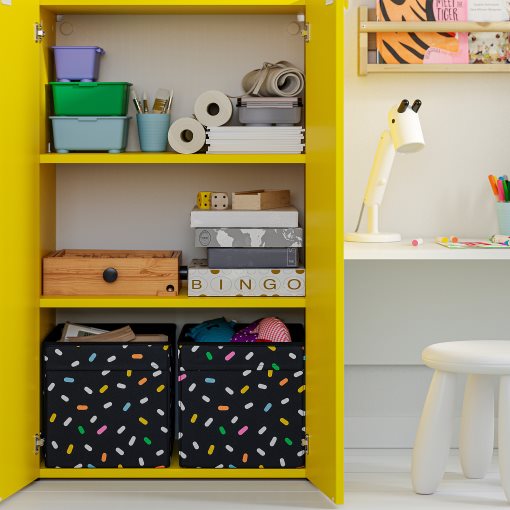 LASTARE, σύνθεση αποθήκευσης με πάγκο, 210x42x100 cm, 696.038.85