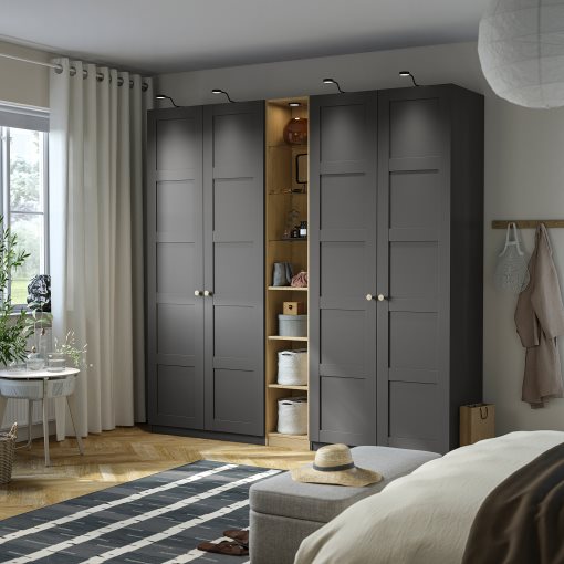 PAX/BERGSBO, συνδυασμός ντουλάπας, 235x60x236 cm, 696.074.02