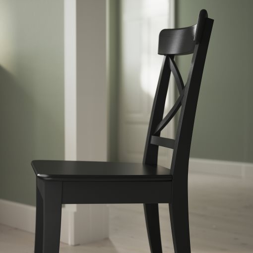 ROSENTORP, table and 6 chairs, 160/215x110 cm, 696.101.26