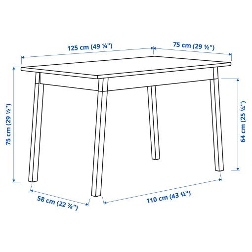 PINNTORP/PINN, table and 4 chairs, 696.475.54