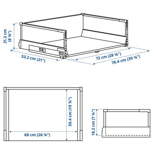 MAXIMERA, συρτάρι,ψηλό, 702.850.28