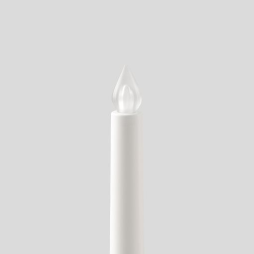 ÄDELLÖVTRÄD, candle with built-in LED light source/indoor/2 pack, 28 cm, 705.202.62