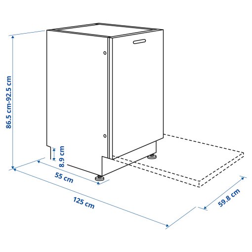 KALLBODA, integrated dishwasher/IKEA 700, 60 cm, 705.480.63