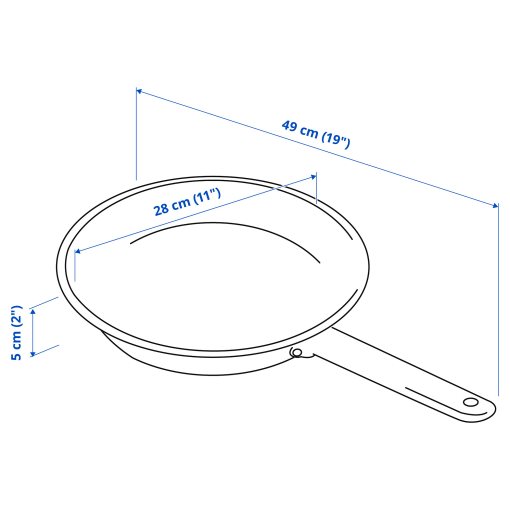 IKEA 365+, τηγάνι, 28 cm, 705.807.03