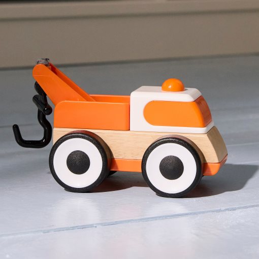 LILLABO, 3 τεμ. σετ οχημάτων/πυροσβεστικό/σπορ αυτοκίνητο/γερανός, 705.893.55