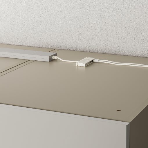 ÖVERSIDAN, wardrobe strip with built-in LED light source with sensor/dimmable, 46 cm, 705.894.16