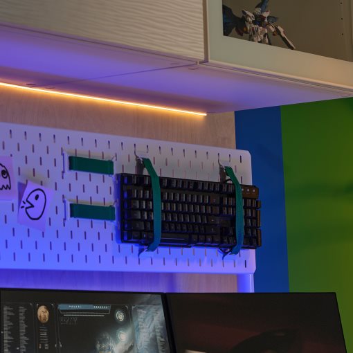 KABBLEKA, ταινία φωτισμού με ενσωματωμένο φωτισμό LED και USB/ρυθμιζόμενης έντασης, 3 m, 705.946.01